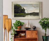 Banks Of The Oise At Auvers by Charles Francois Daubigny