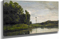 Banks Of The Oise At Auvers by Charles Francois Daubigny