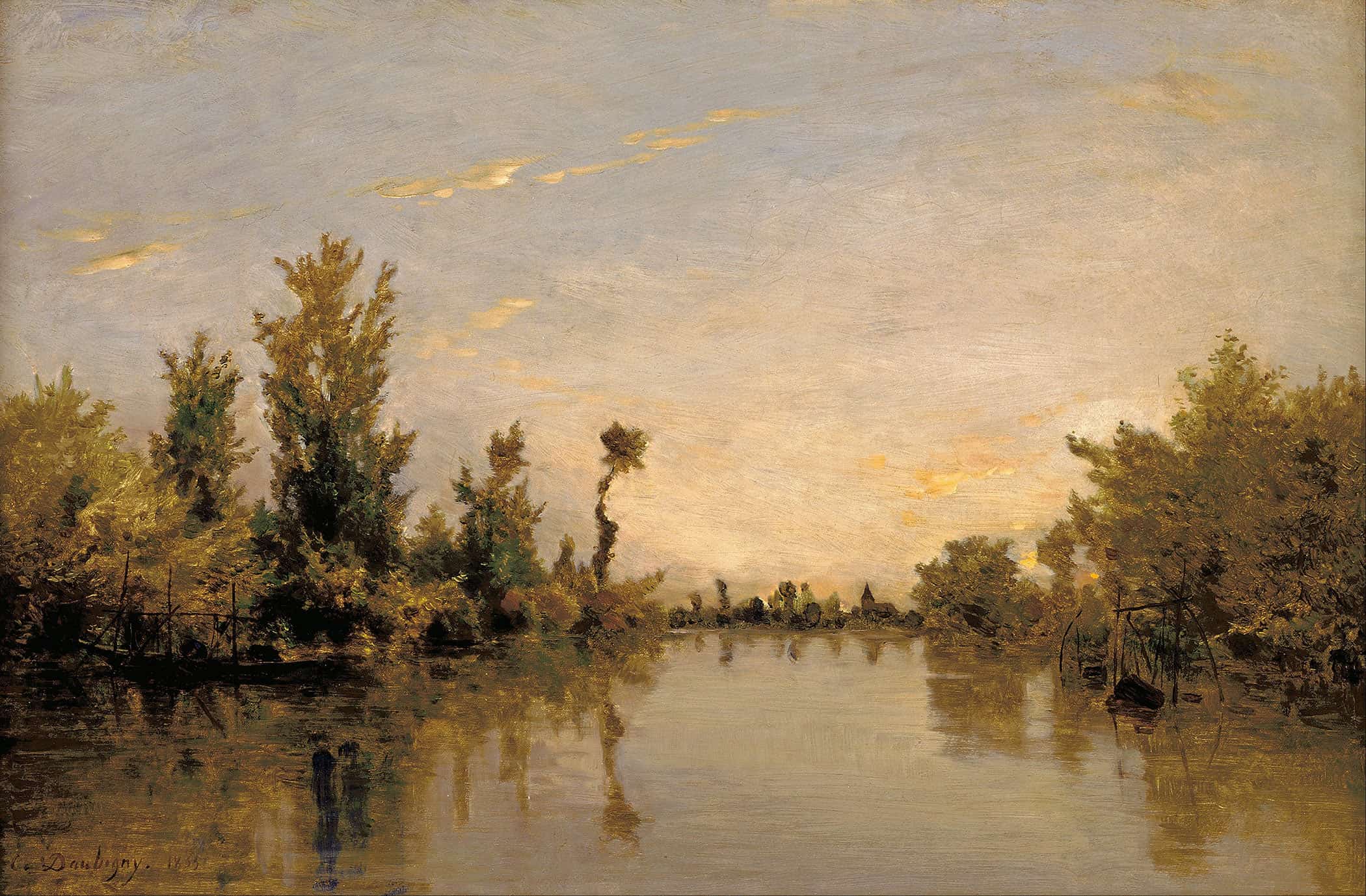 Banks Of The Seine by Charles Francois Daubigny