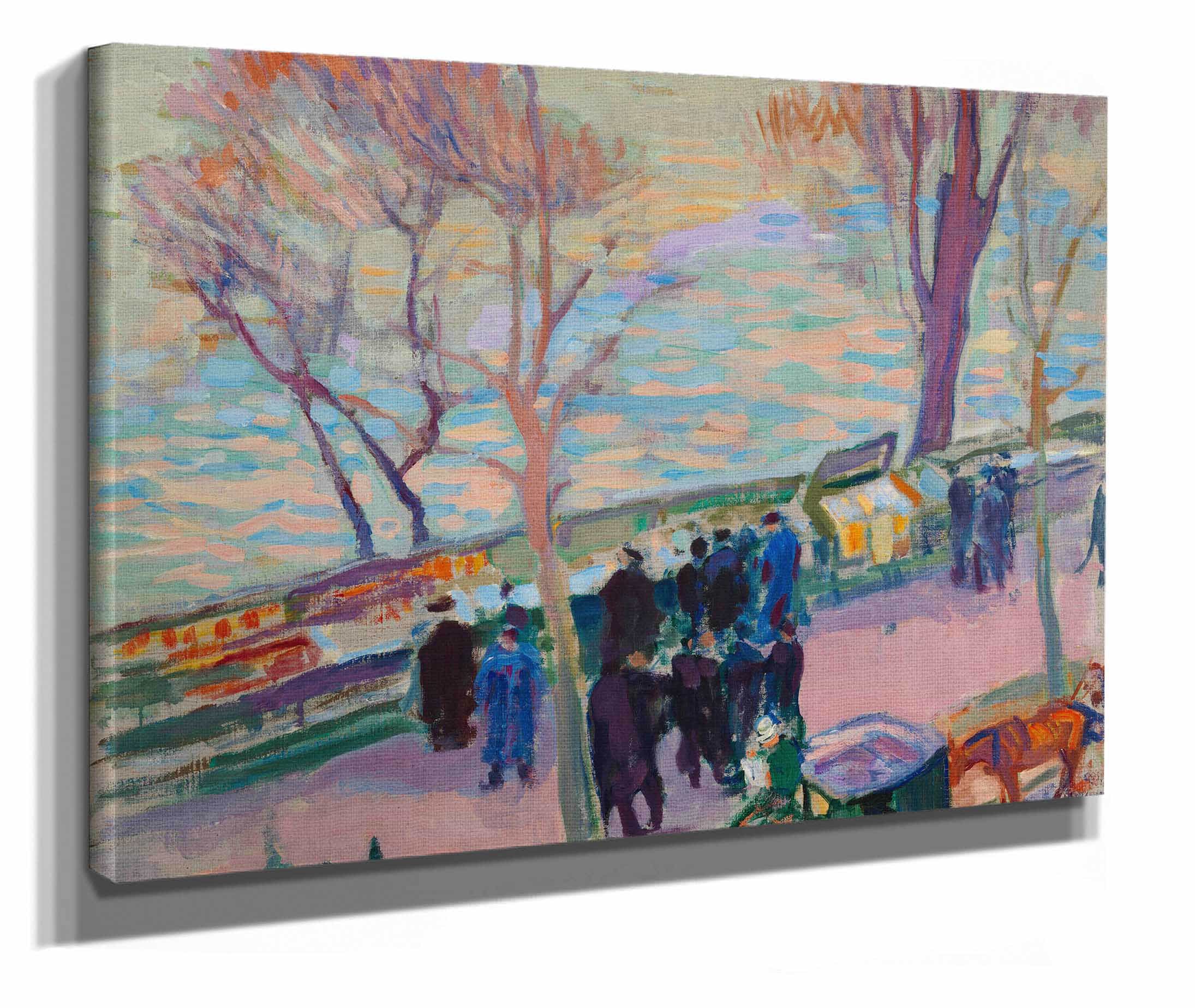 Banks Of The Seine by Magnus Enckell