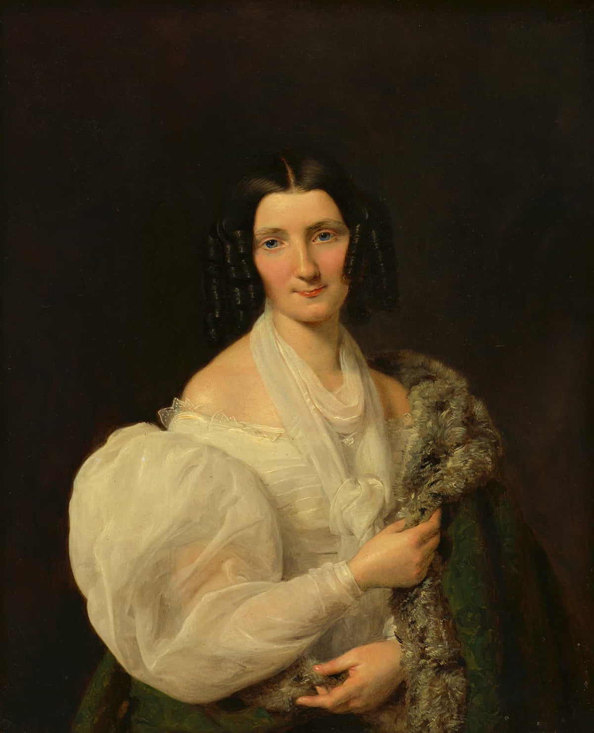 Barbara Von Schickh Als Braut Von Wolfgang Ritter Von Manner by Ferdinand Georg Waldmuller