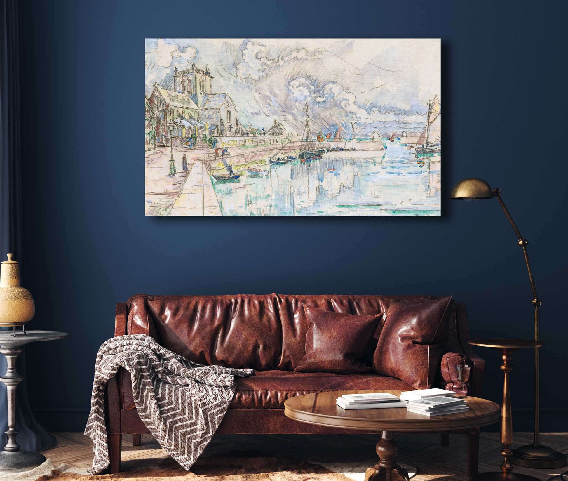 Barfleur Le Port by Paul Signac