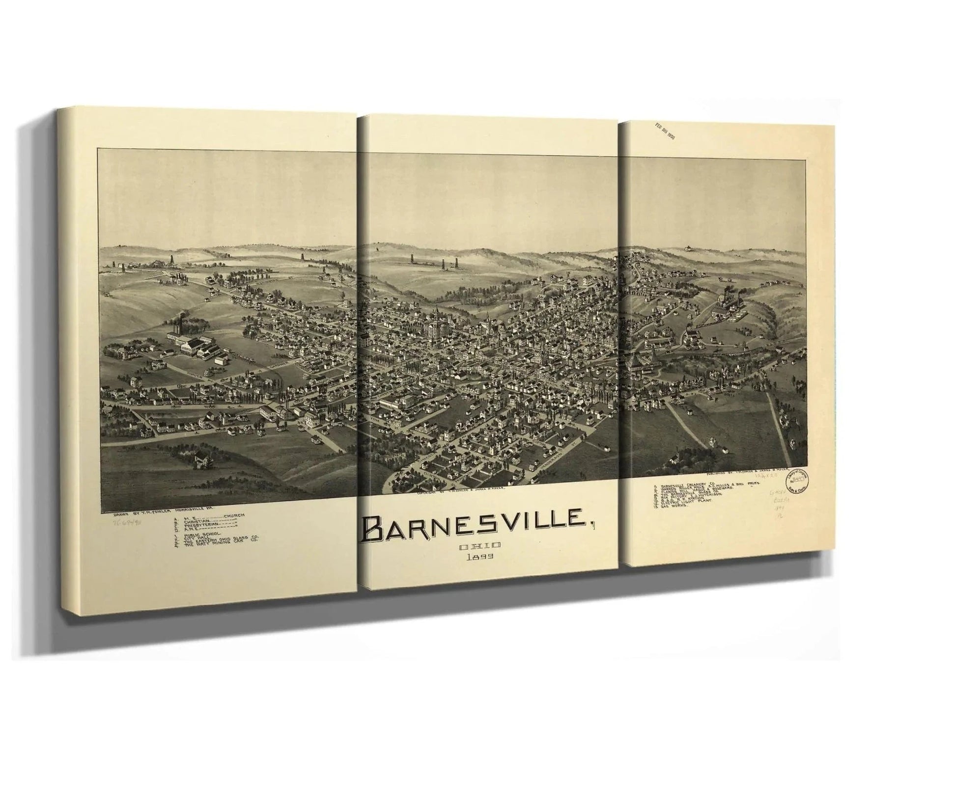 Barnesville Ohio 1899  State Of Ohio