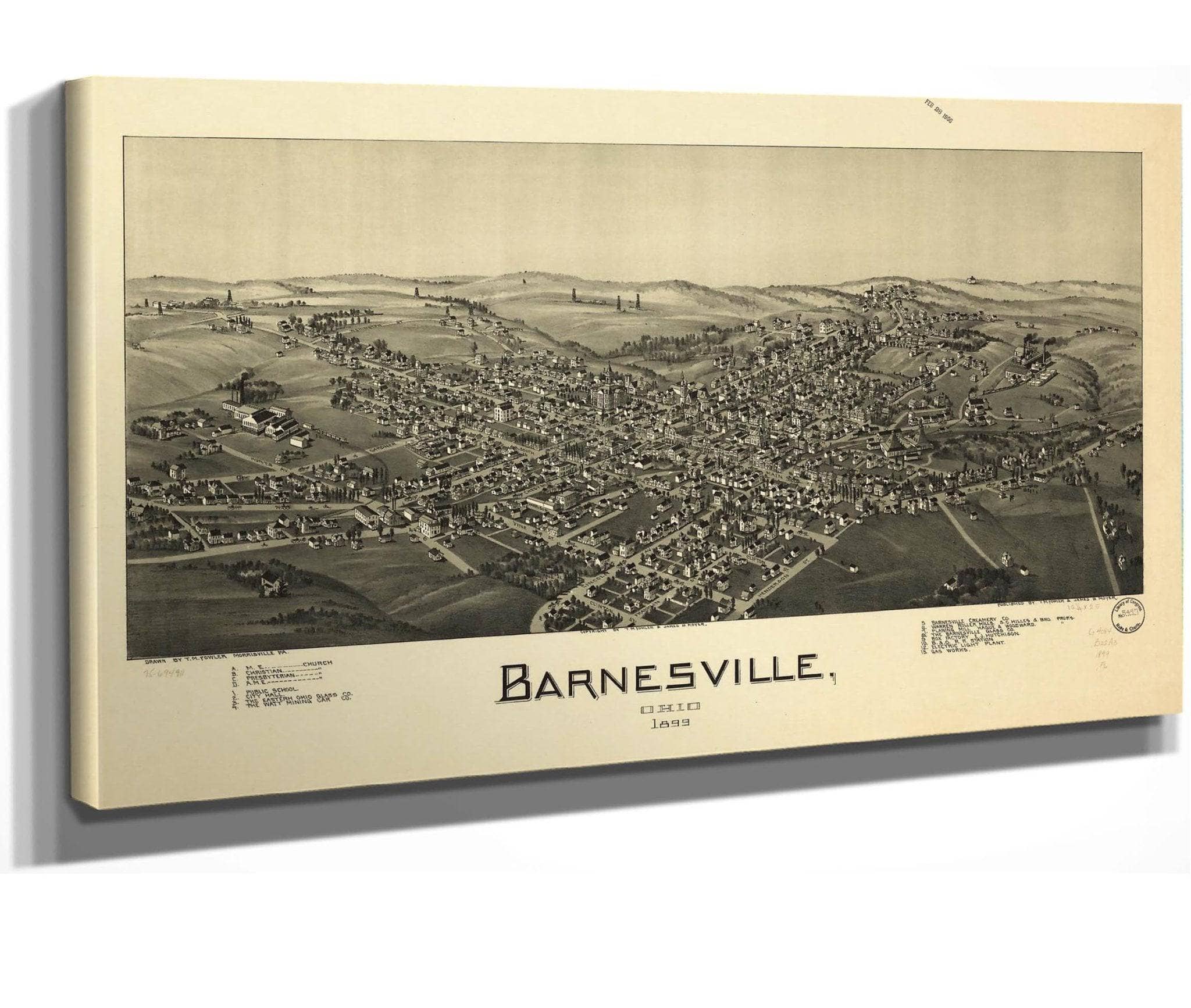 Barnesville Ohio 1899  State Of Ohio