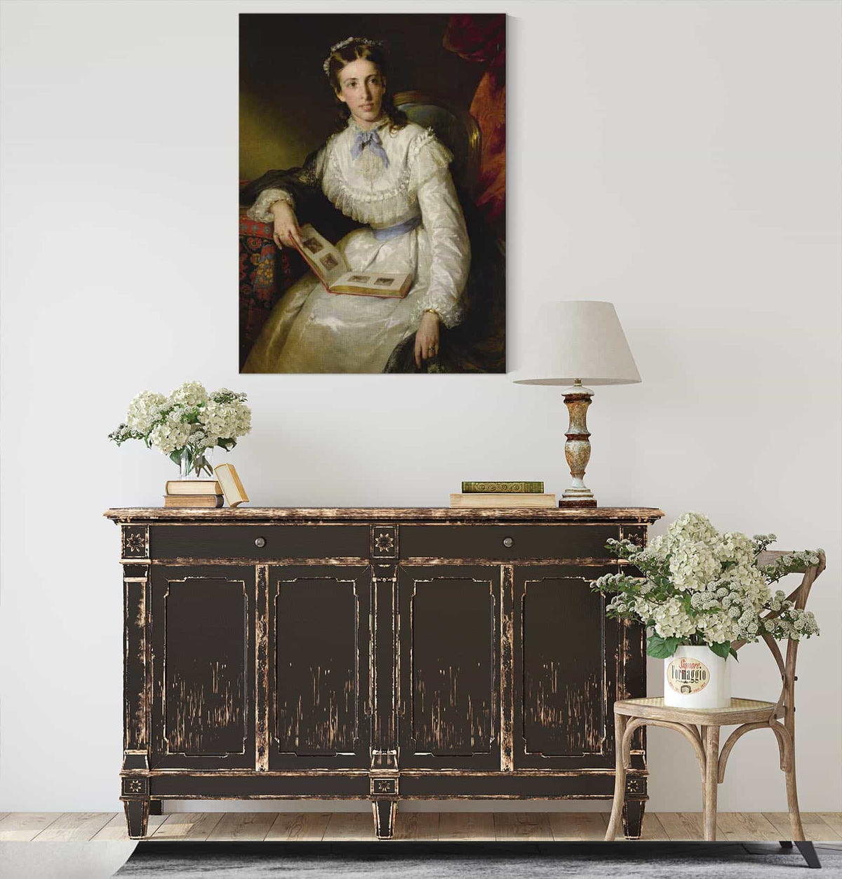 Baroness Wilhelmine Von Mylius by Friedrich Von Amerling