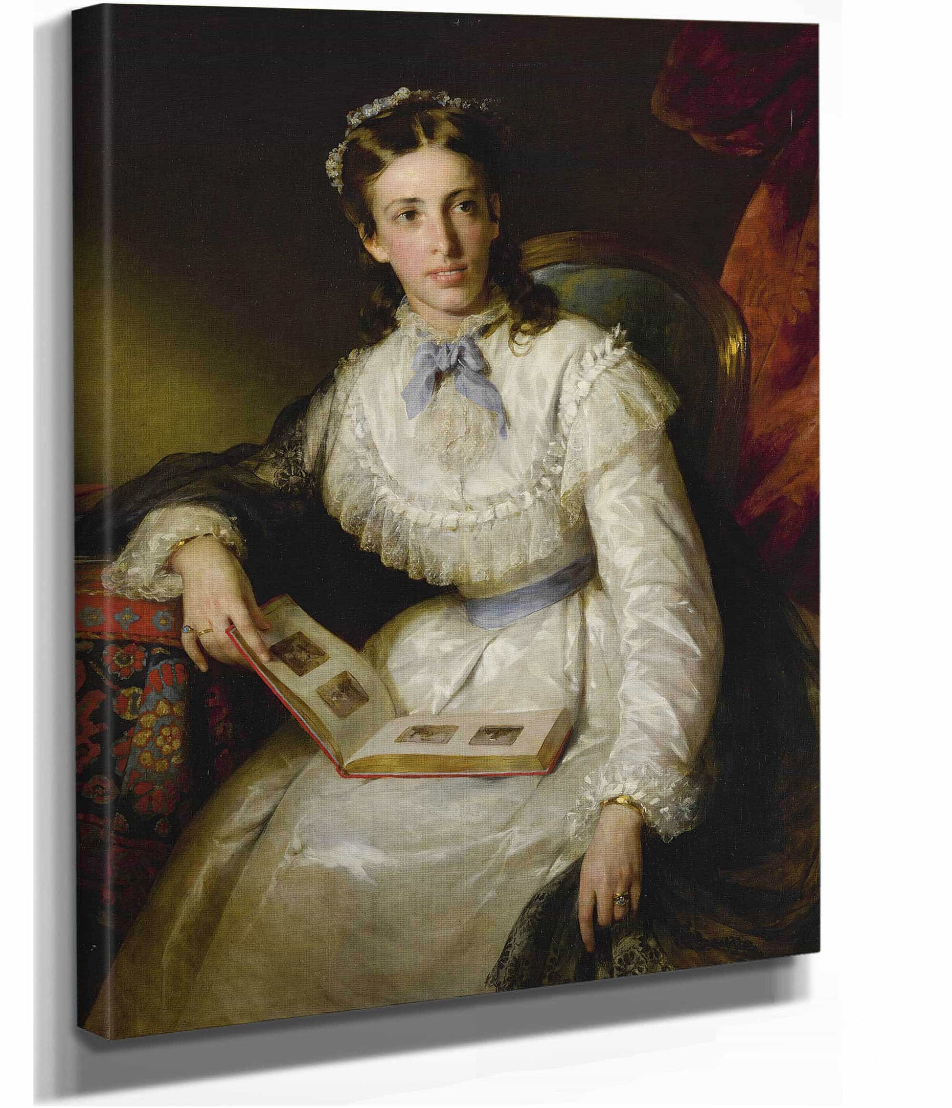 Baroness Wilhelmine Von Mylius by Friedrich Von Amerling