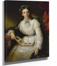 Baroness Wilhelmine Von Mylius by Friedrich Von Amerling