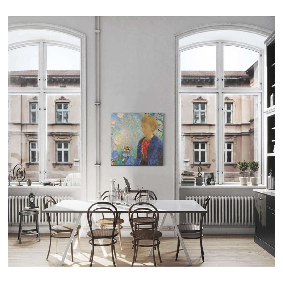 Baronne De Domecy About by Odilon Redon