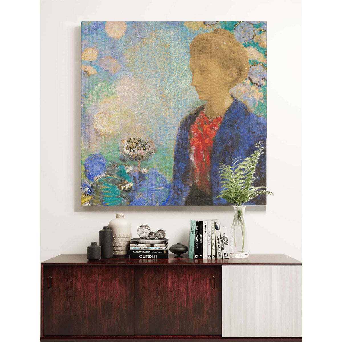 Baronne De Domecy About by Odilon Redon