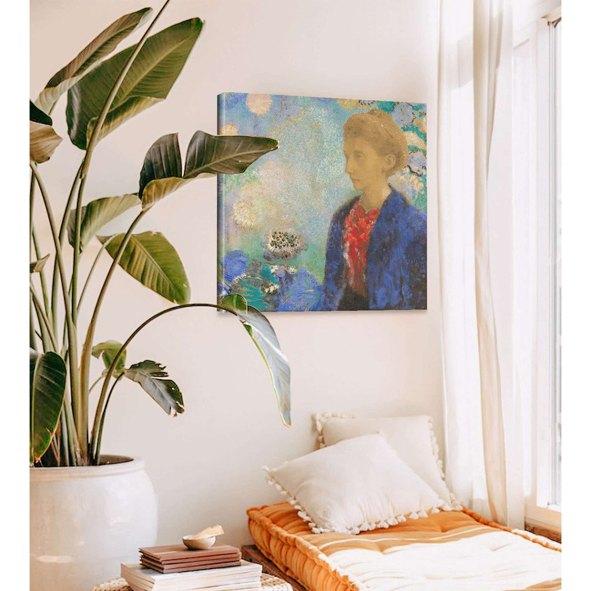 Baronne De Domecy About by Odilon Redon