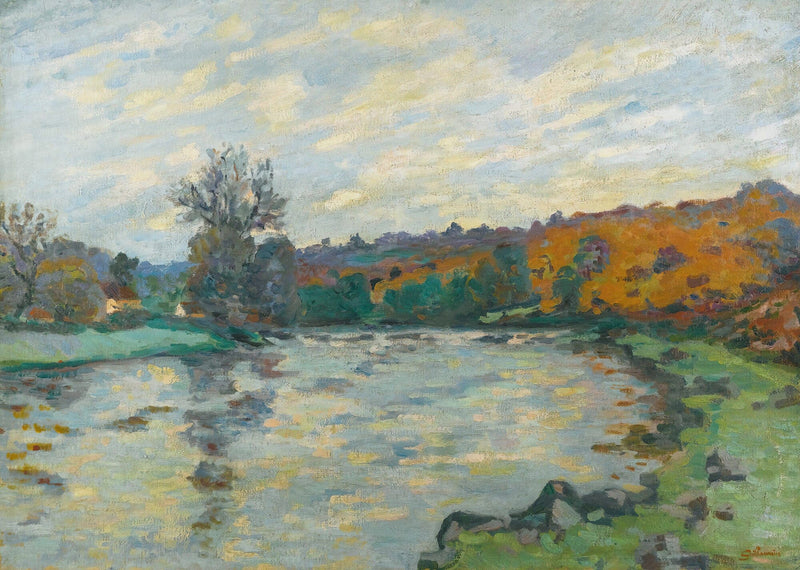 Barrage De Genetin Crozant by Armand Guillaumin