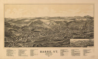 Barre Vt (The Granite City) 1891  State Of Vermont