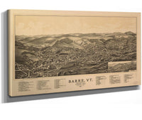 Barre Vt (The Granite City) 1891  State Of Vermont