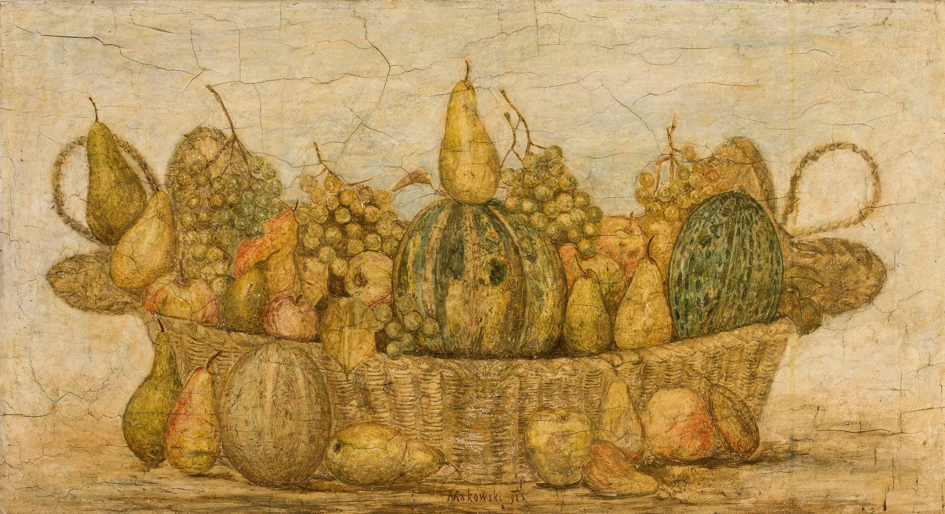 Basket With Fruit by Tadeusz Makowski