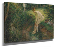 Bather In The Woods by Camille Pissarro