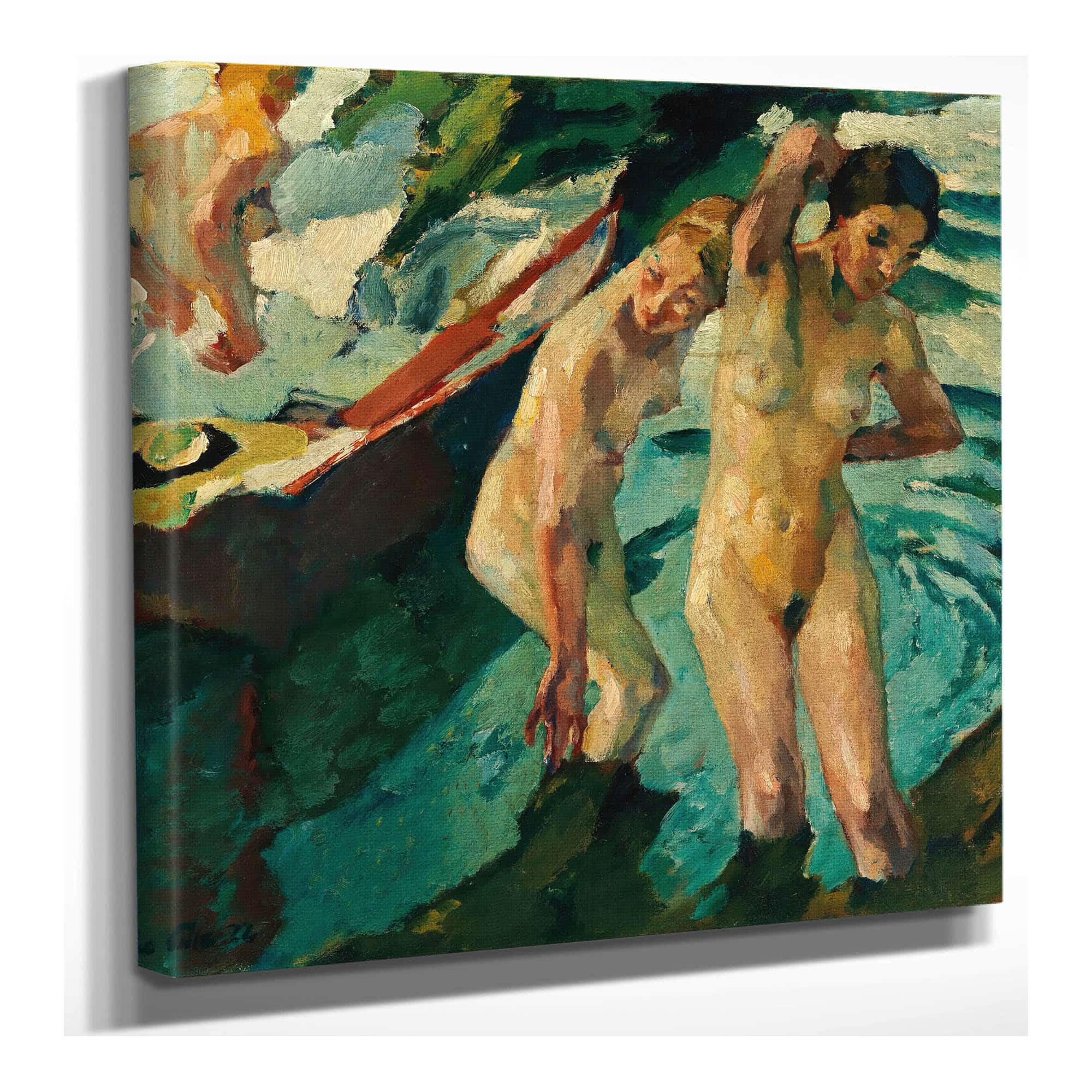 Bathers by Leo Putz