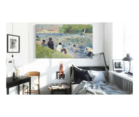 Bathers Study For Bathers At Asnieres  by Georges Seurat