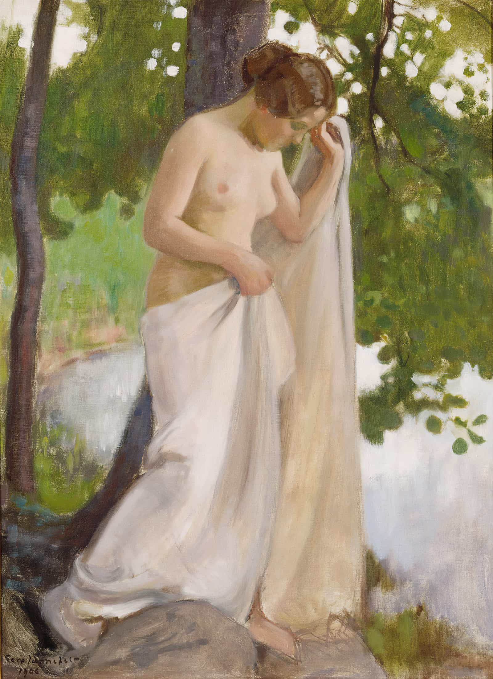 Bathing Sheet by Eero Jarnefelt