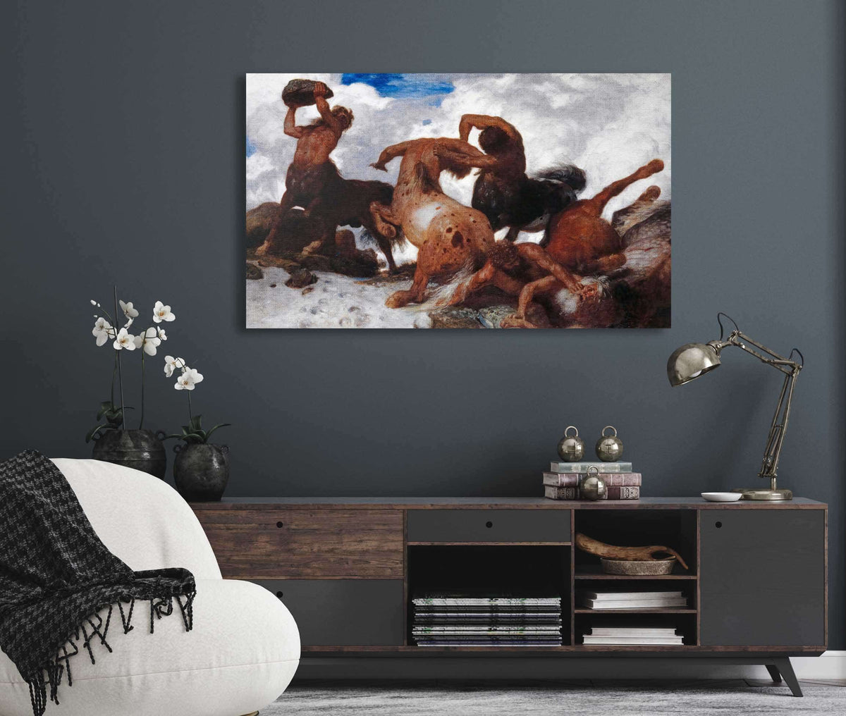 Battle Of The Centaur by Arnold Bocklin