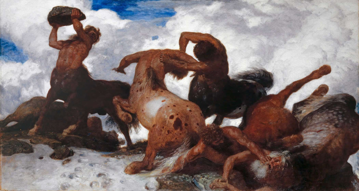 Battle Of The Centaur by Arnold Bocklin