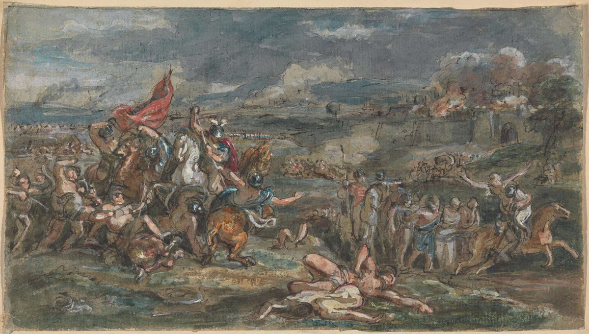 Battle Scene by Robert Smirke