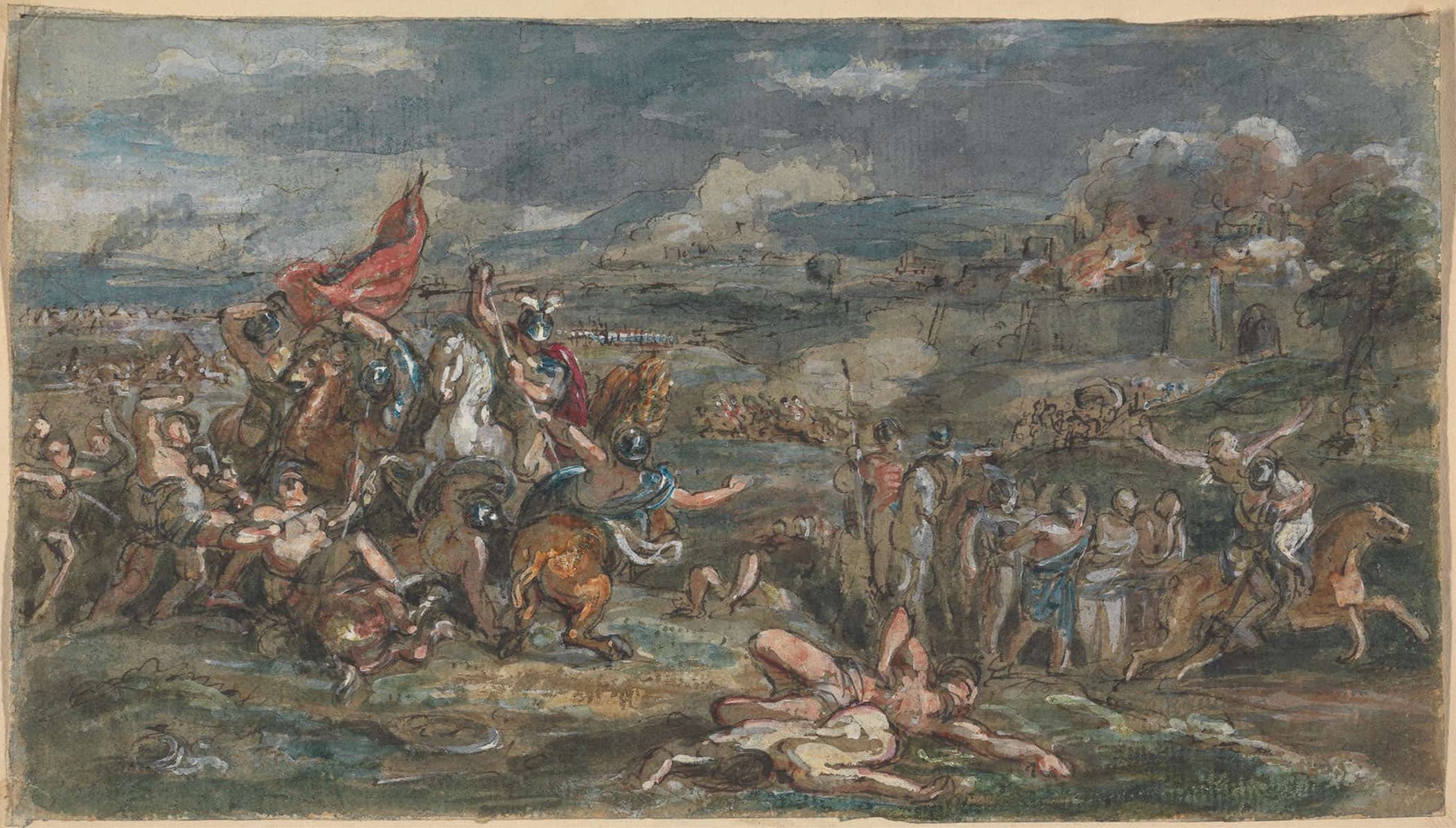 Battle Scene by Robert Smirke