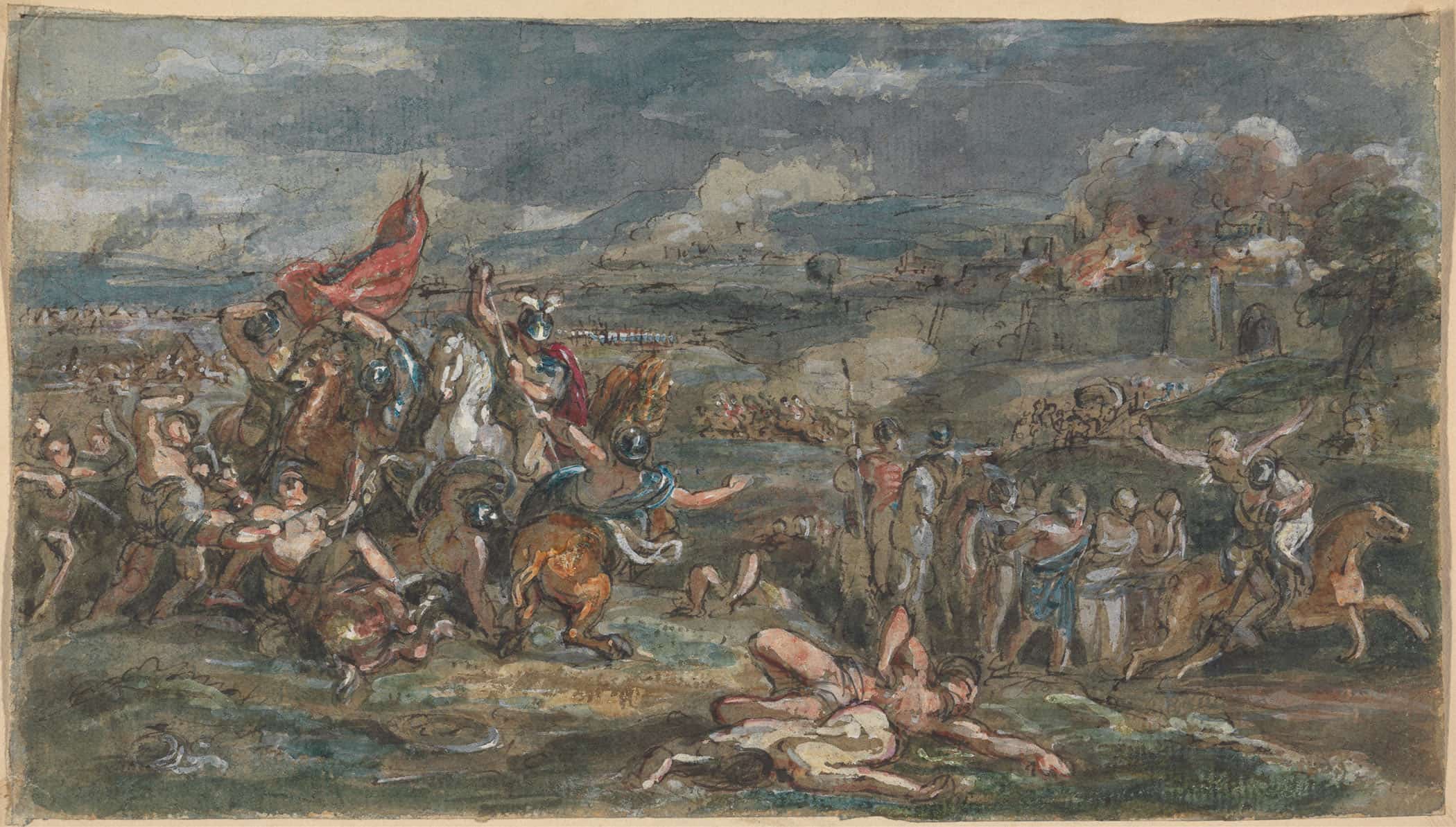 Battle Scene by Robert Smirke