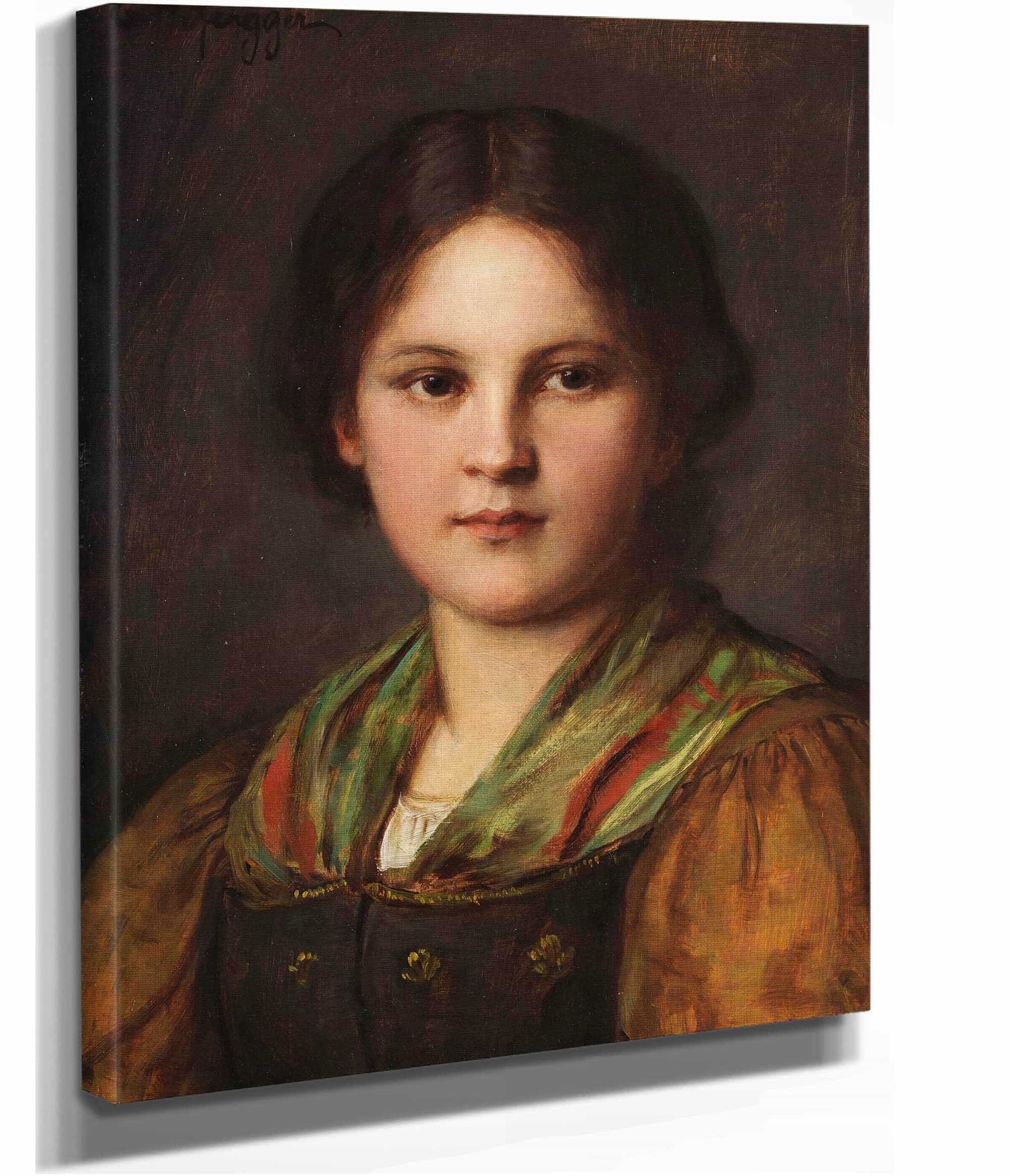 Bauerndirndl by Franz Von Defregger