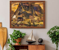 Bauernhaus In Holstein by Christian Rohlfs