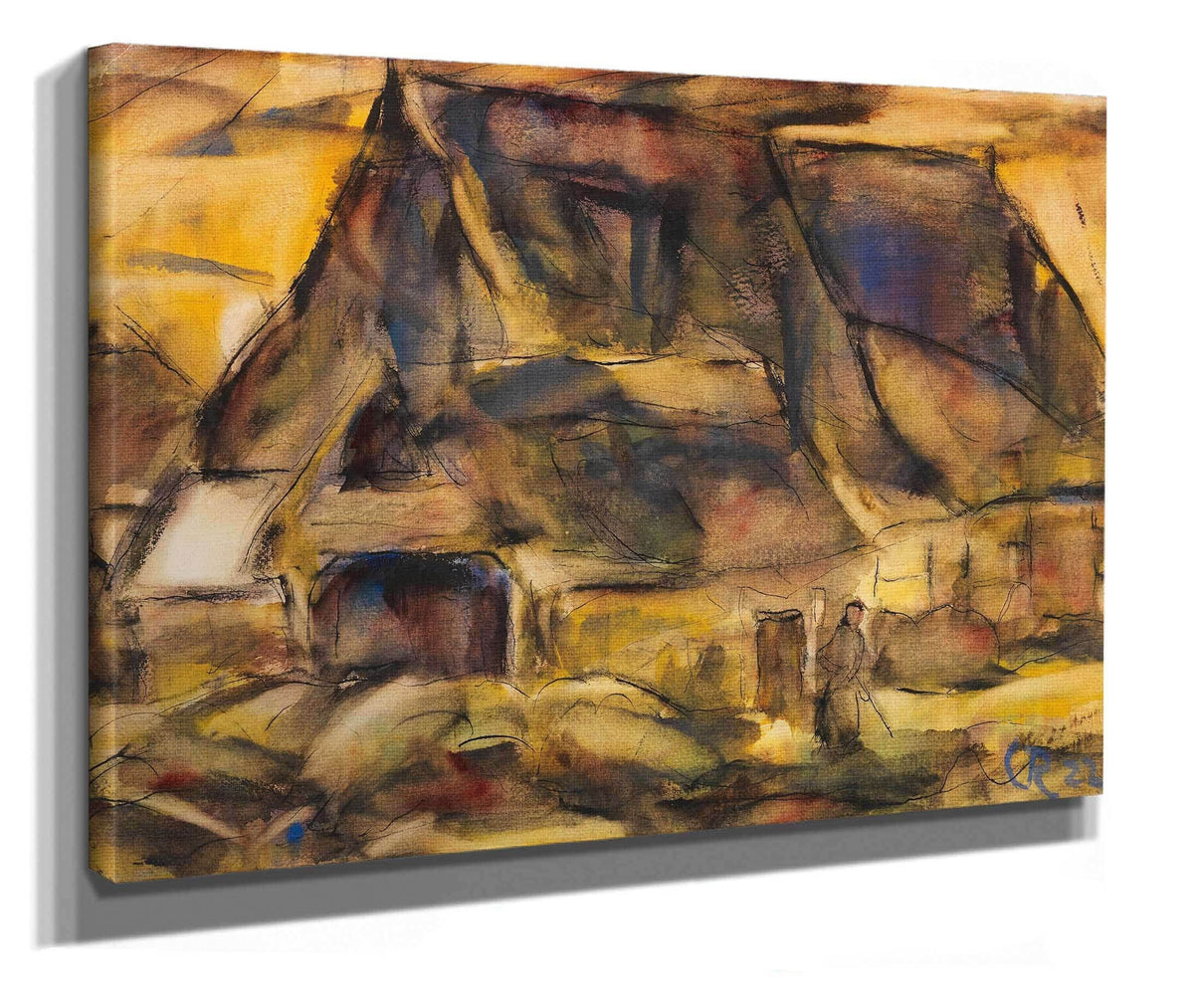 Bauernhaus In Holstein by Christian Rohlfs