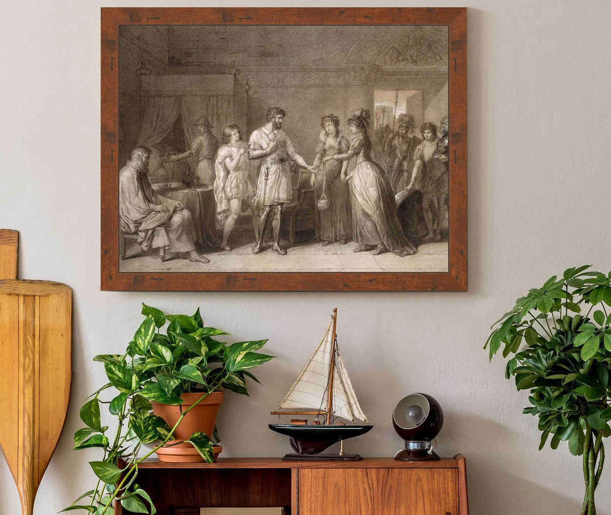 Bayard Refusing The Presents Of His Hostess In Brescia by Anne Louis Girodet Trioson