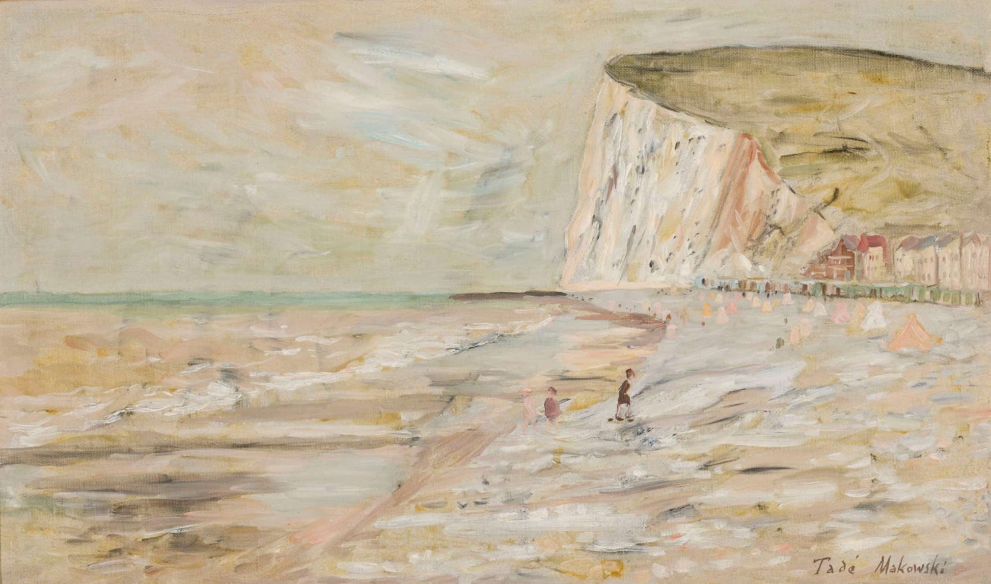 Beach  by Tadeusz Makowski