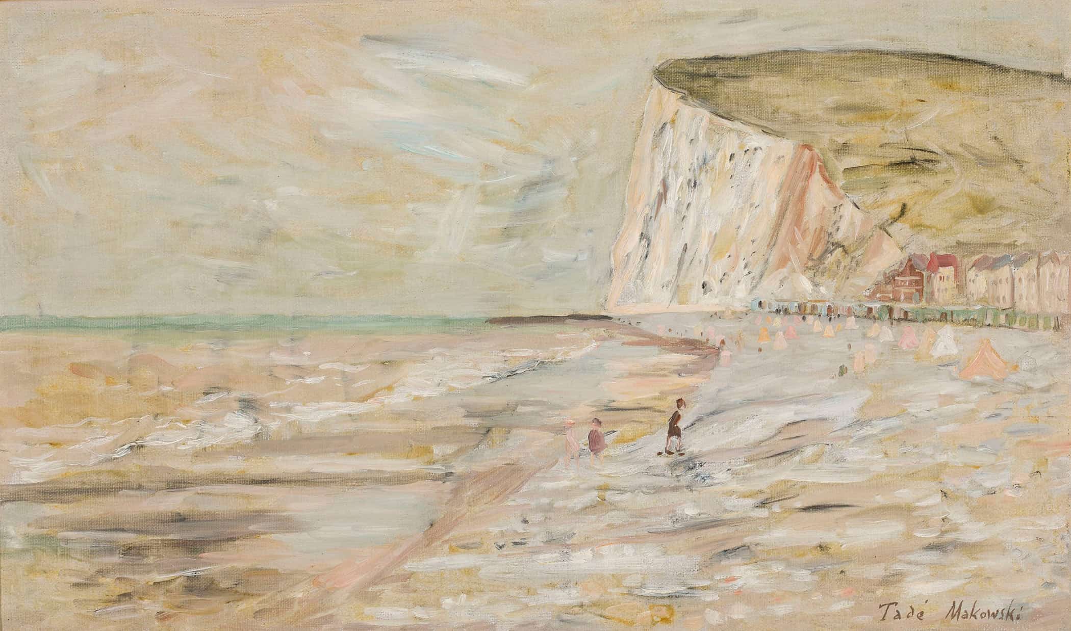Beach  by Tadeusz Makowski