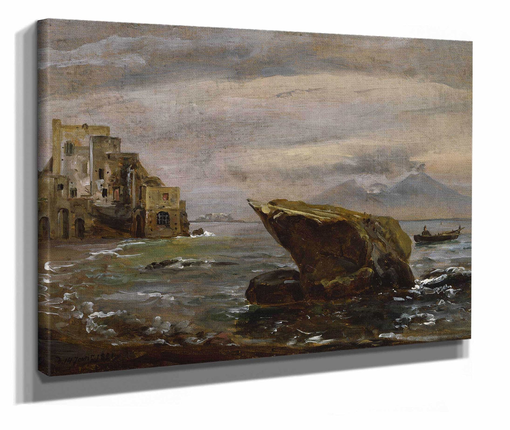 Beach Near Posillipo by Johan Christian Dahl