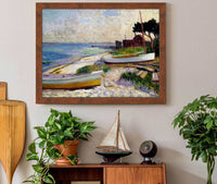 Beach Scene Before by William James Glackens