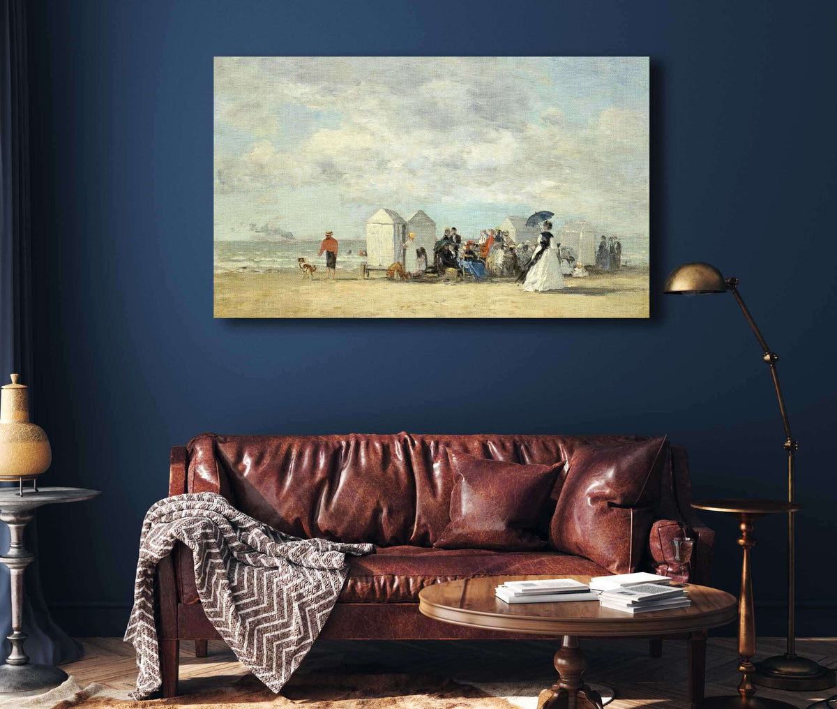 Beach Scene by Eugene Boudin