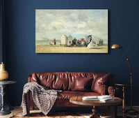 Beach Scene by Eugene Boudin