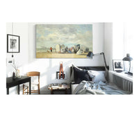 Beach Scene by Eugene Boudin