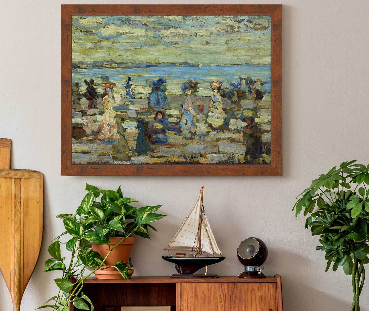 Beach Scene  by Maurice Prendergast