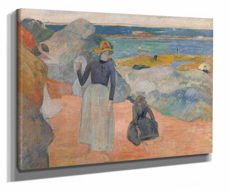 Beach Scene by Paul Gauguin