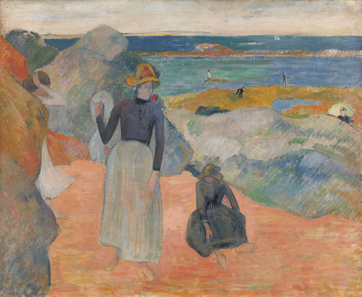 Beach Scene by Paul Gauguin