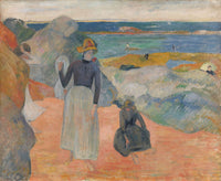 Beach Scene by Paul Gauguin