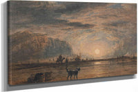 Beach Scene Sunrise by David Cox