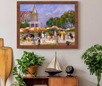 Beach Umbrellas At Blue Point by William James Glackens