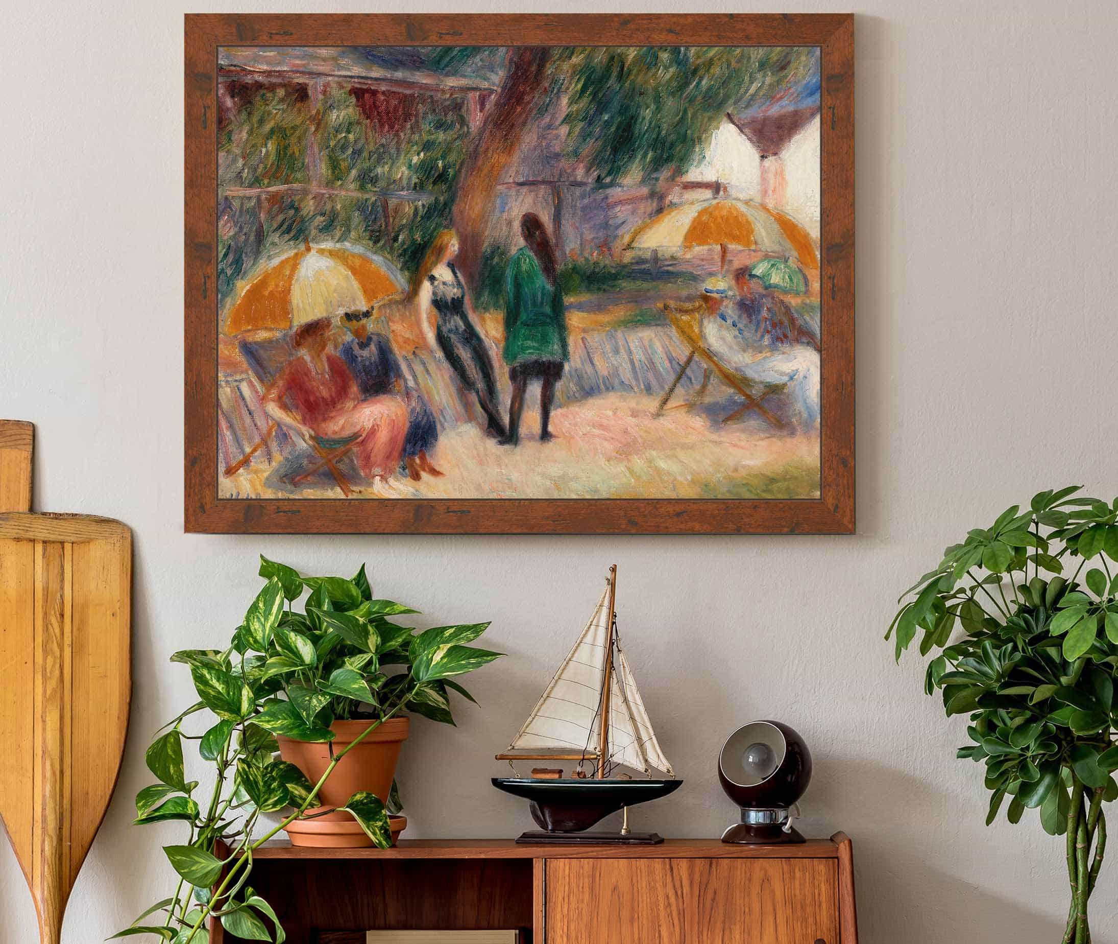 Beach With Figures Bellport by William James Glackens