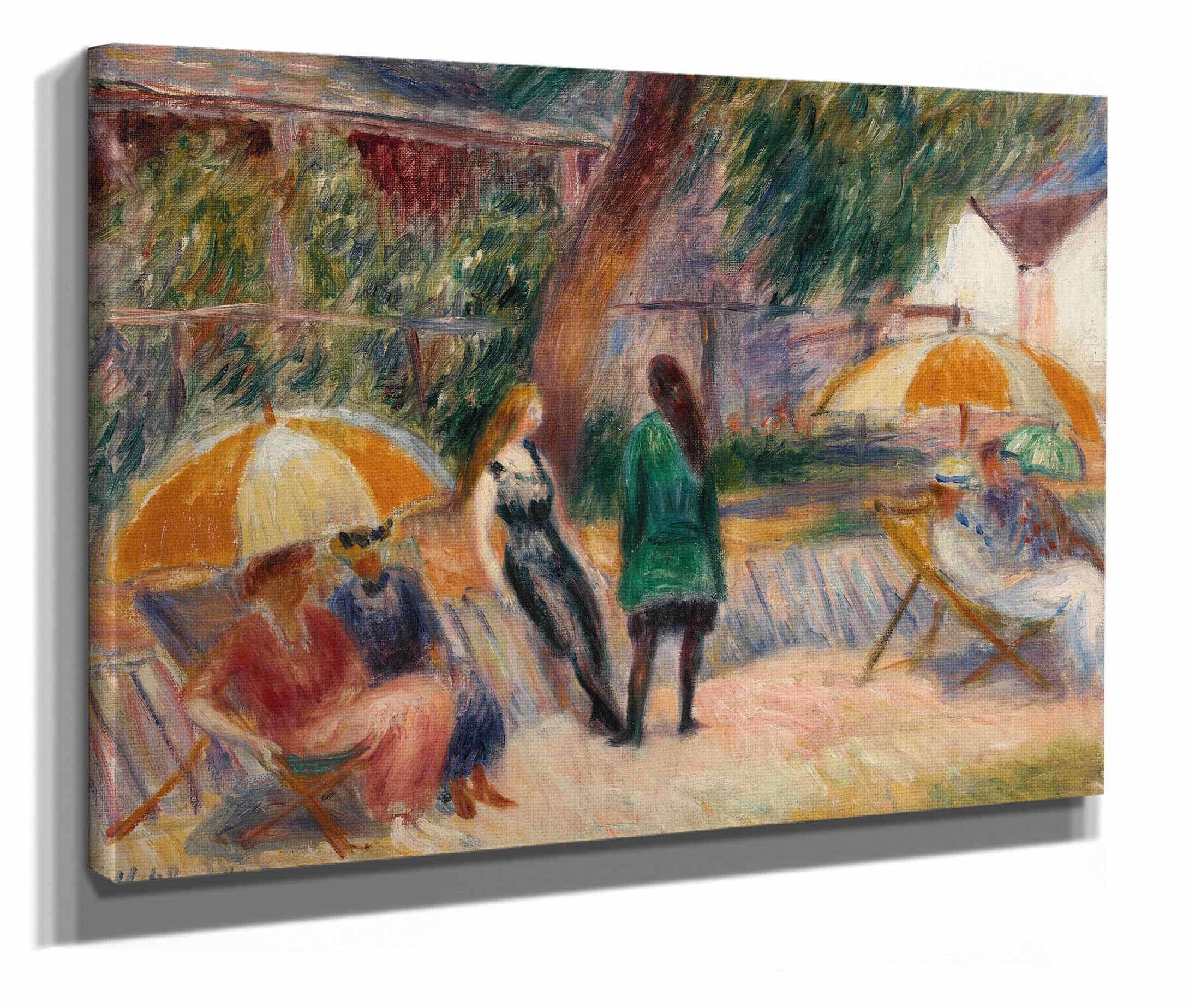 Beach With Figures Bellport by William James Glackens