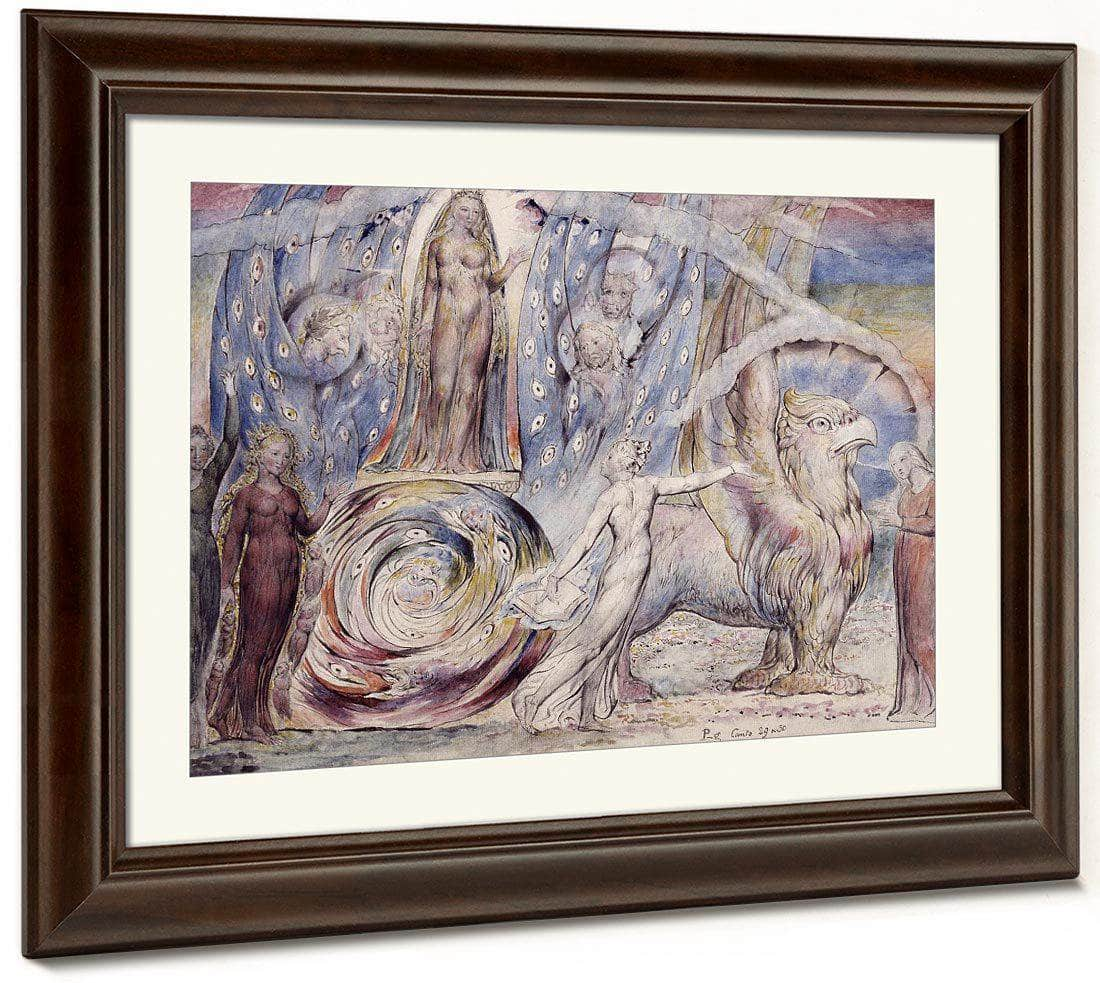 Beatrice Addressing Dante From The Ca Print Canvas Art Framed