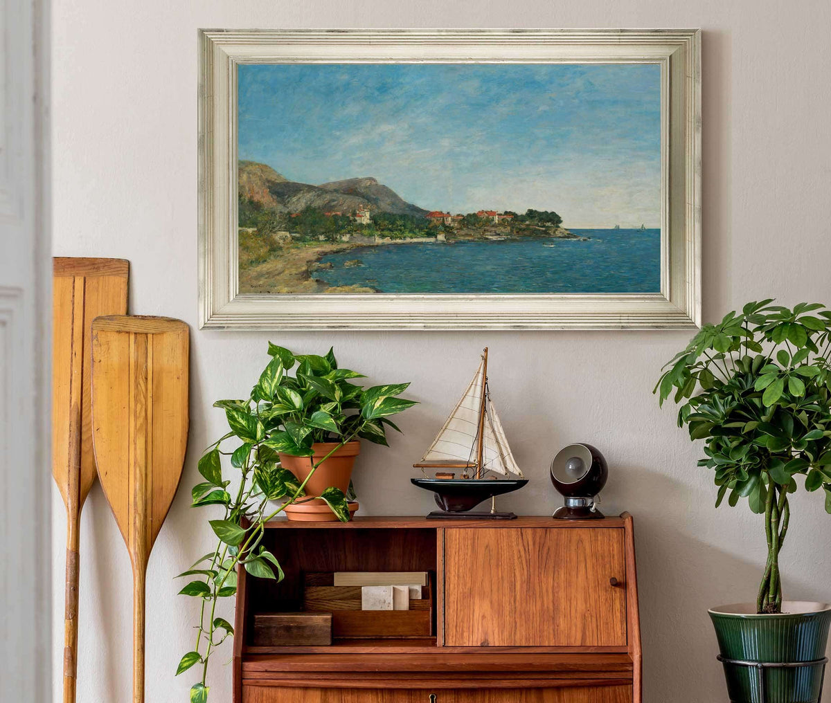 Beaulieu The Bay Of Fourmis by Eugene Boudin