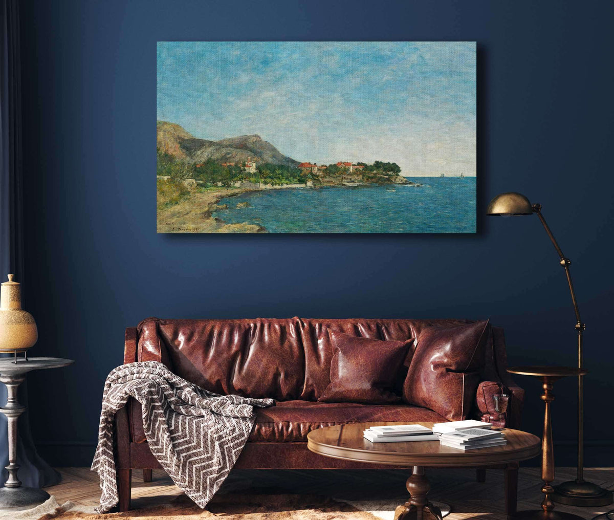 Beaulieu The Bay Of Fourmis by Eugene Boudin