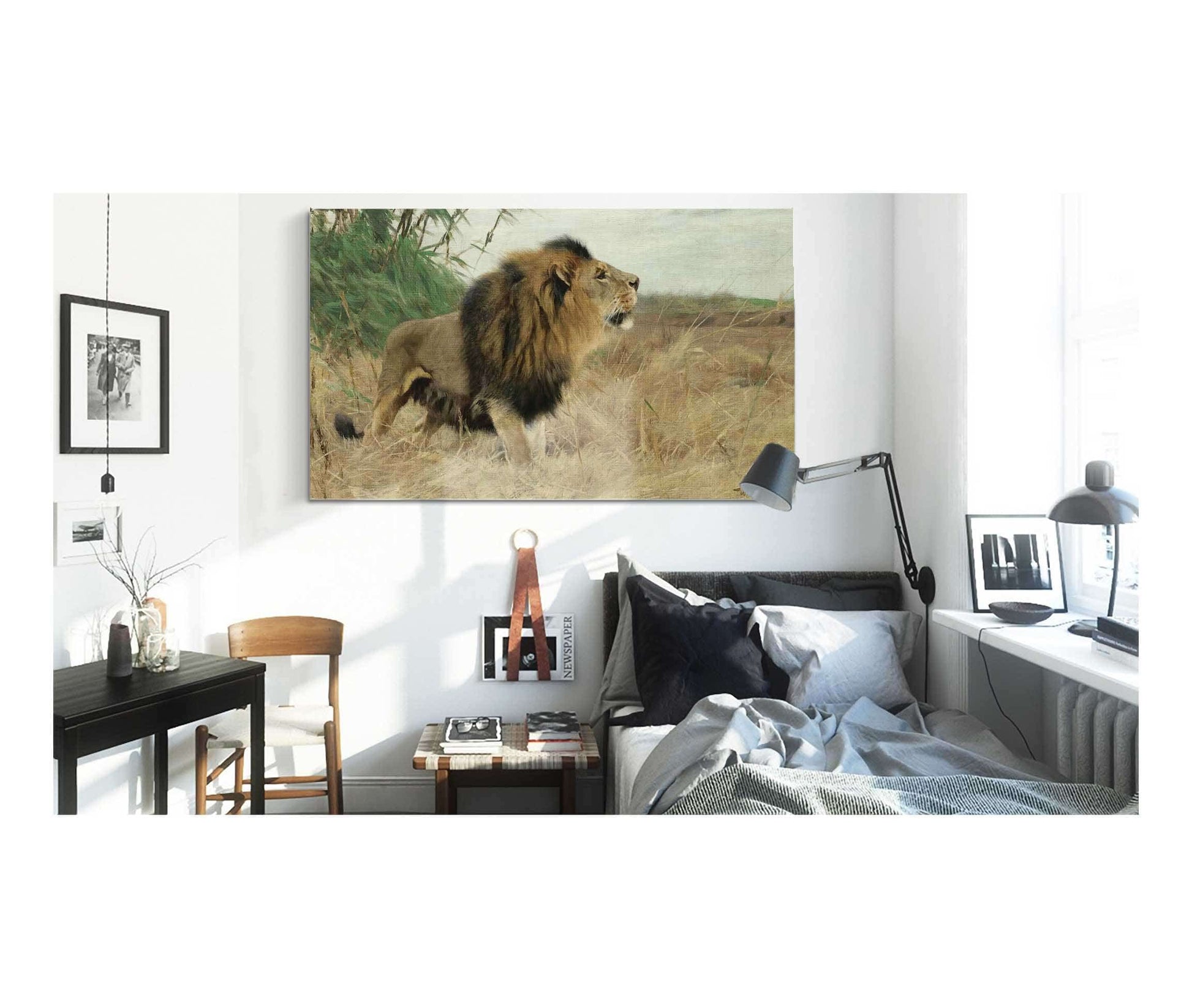 Beberlowe Berber Lion by Wilhelm Kuhnert